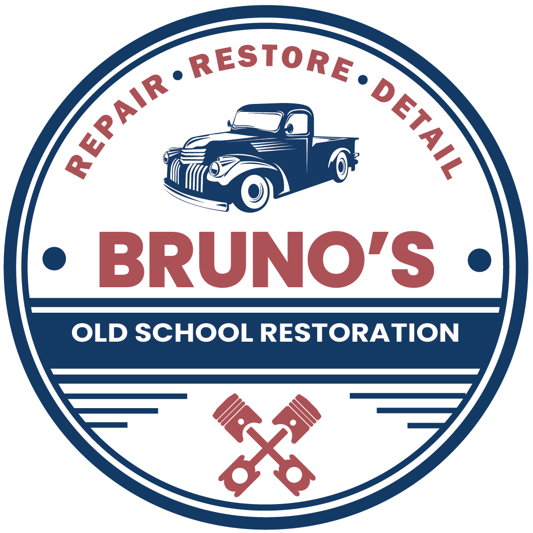 Bruno's Old School Restoration Logo